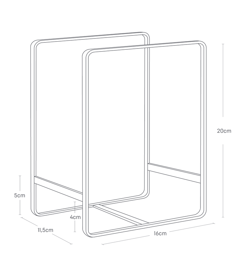 Organisateur De Plats - Tower - Noir