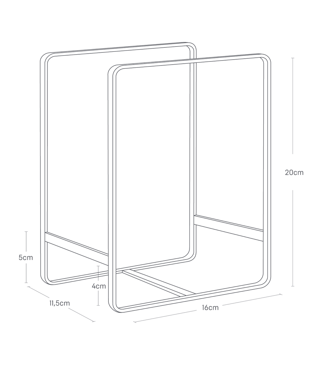 Dish Organiser - Tower - Black