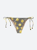 Black Lemon Triangle Bikini Bottom