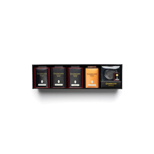 Coffret Exquis Rouge 4 Boîtes - 30G + Infuseur