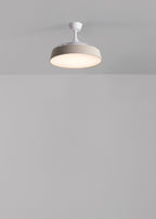 Wind Clear Contour - Ventilateur De Plafond Silencieux 40W Avec Pales Rétractables Et Lumière Led - Blanc