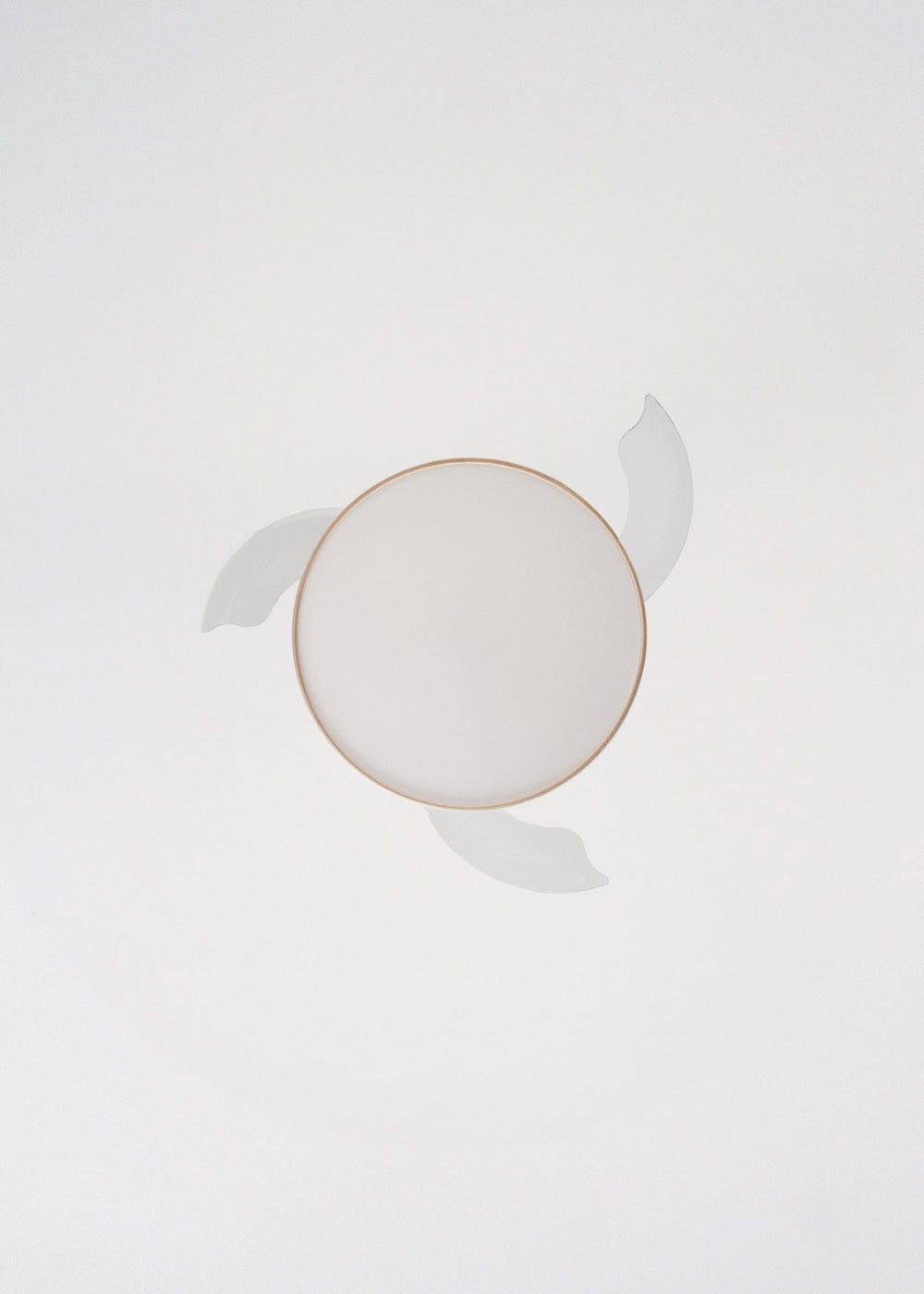 Wind Clear Contour - Ventilateur De Plafond Silencieux 40W Avec Pales Rétractables Et Lumière Led - Blanc