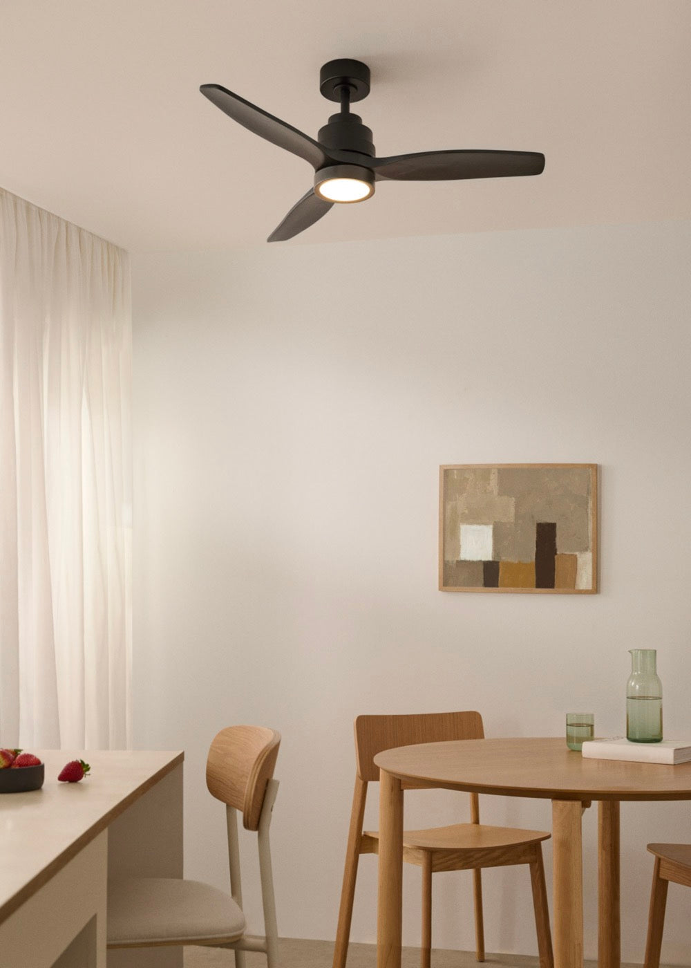 Wind Stylance - Ventilateur De Plafond Silencieux De 40W Avec Pales En Abs Technique - Noir