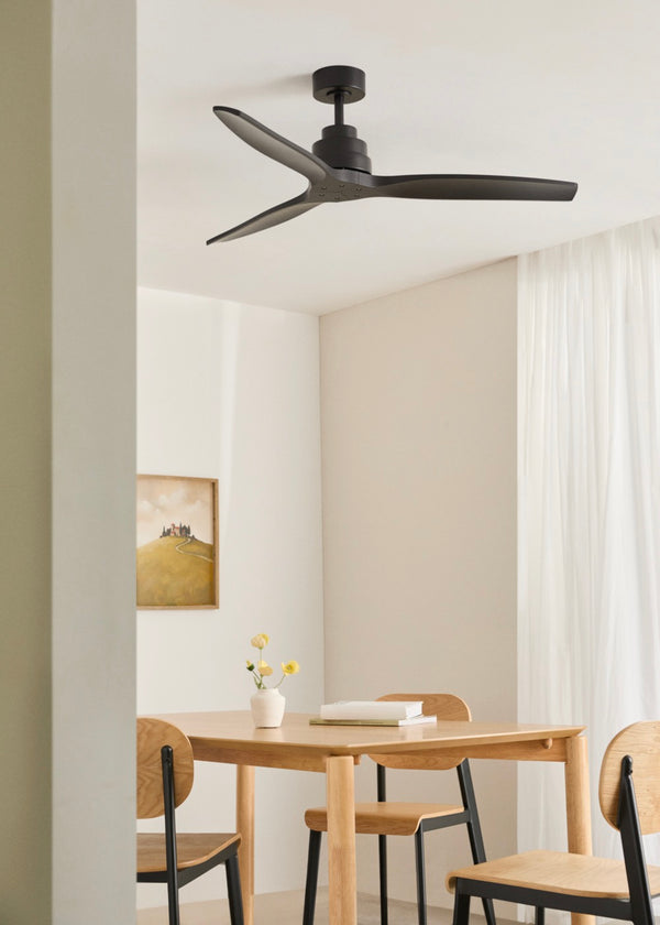 Wind Stylance - 40W Quiet Ceiling Fan with Technical ABS Blades - Black
