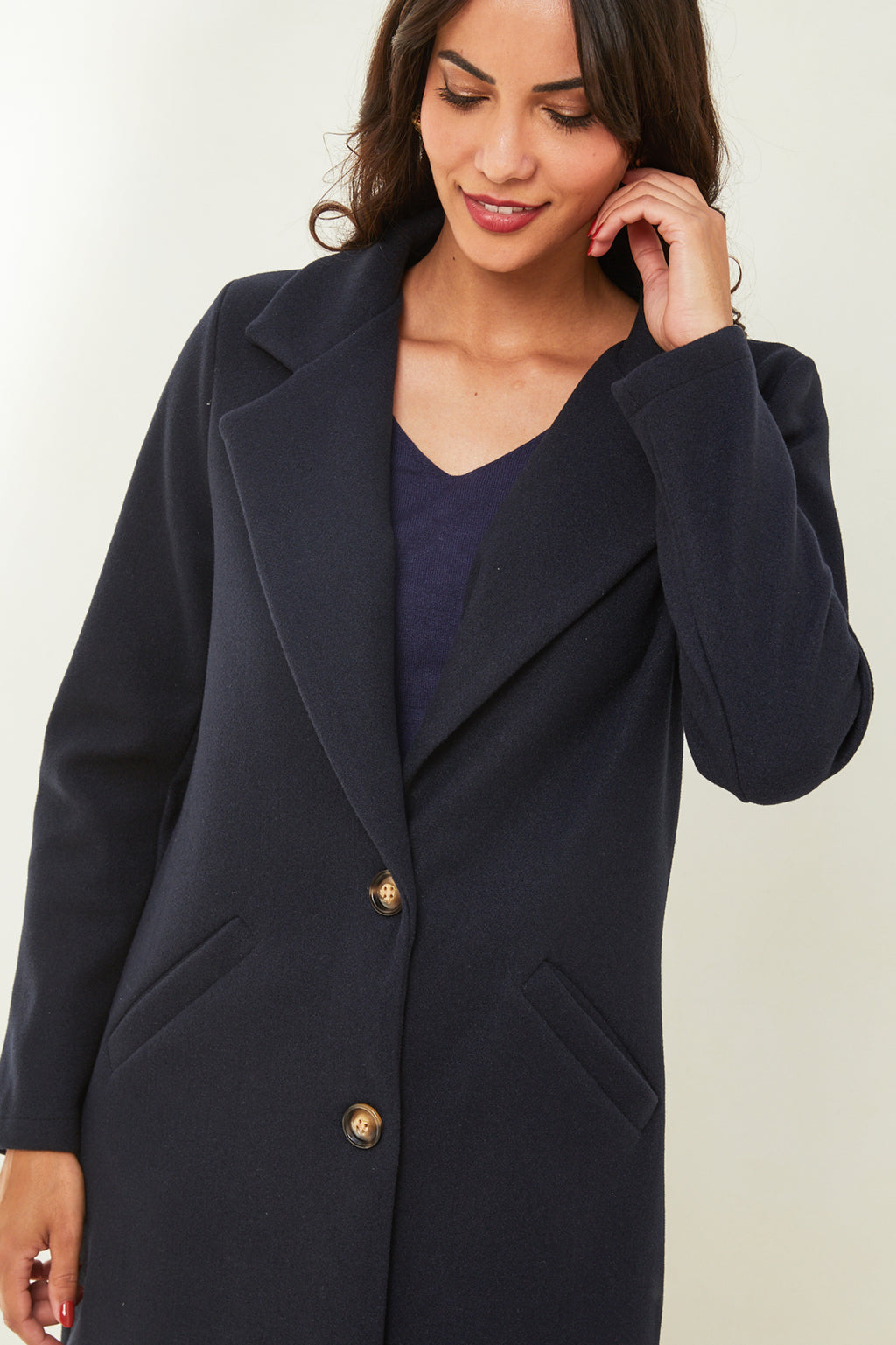 Coat - Navy