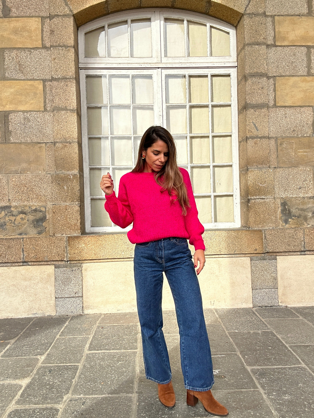 Pull Anna Fuschia