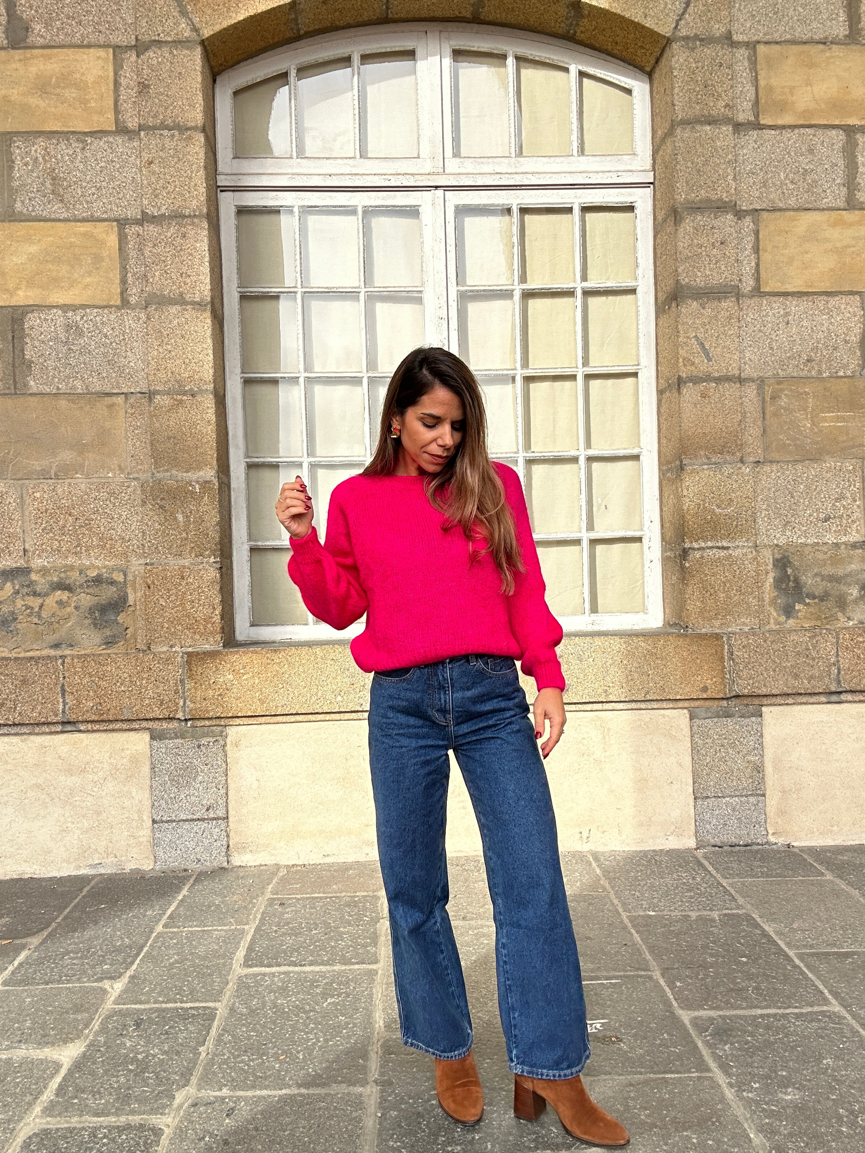 Pull Anna fuschia