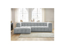 Canapé D'Angle Fixe - Cloud - Tissu Lisse - Angle Gauche