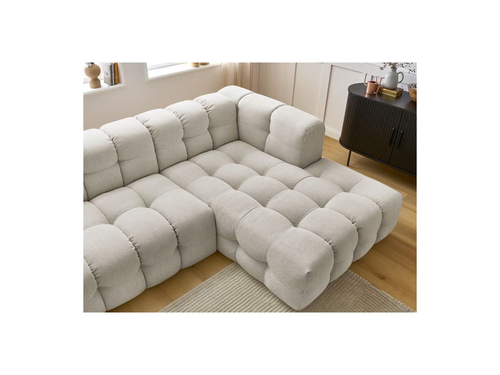Cloud - Fixed Corner Sofa - Smooth Fabric - Right-Hand Corner