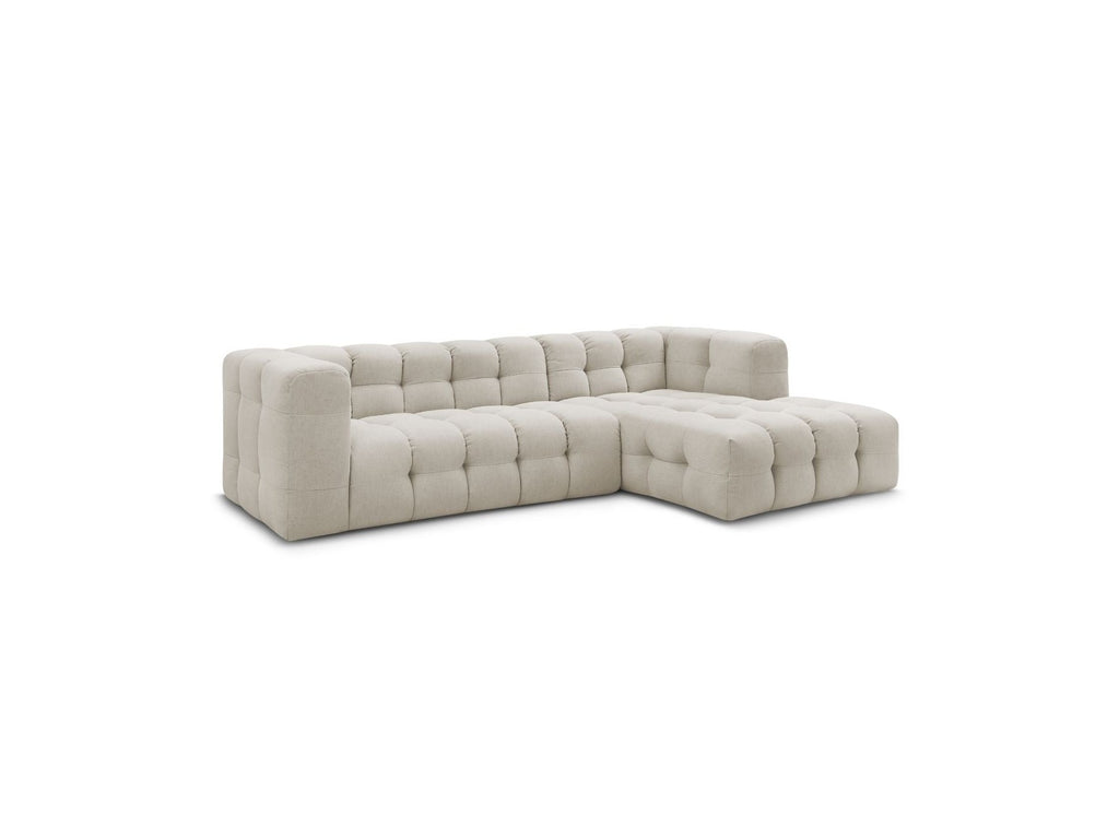 Cloud - Fixed Corner Sofa - Smooth Fabric - Right-Hand Corner