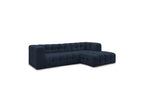 Cloud - Fixed Corner Sofa - Smooth Fabric - Right-Hand Corner