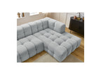 Cloud - Fixed Corner Sofa - Smooth Fabric - Right-Hand Corner