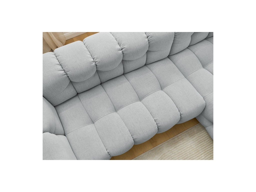 Cloud - Fixed Corner Sofa - Smooth Fabric - Right-Hand Corner