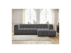 Cloud - Fixed Corner Sofa - Smooth Fabric - Right-Hand Corner