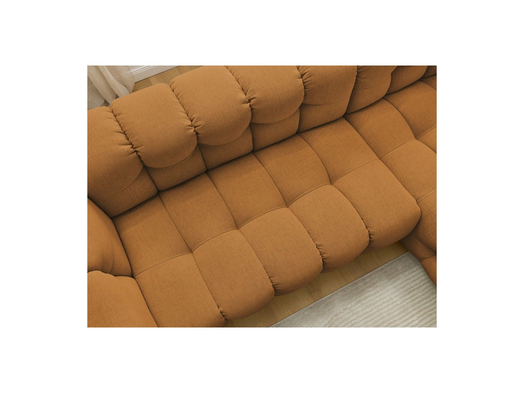 Cloud - Fixed Corner Sofa - Smooth Fabric - Right-Hand Corner