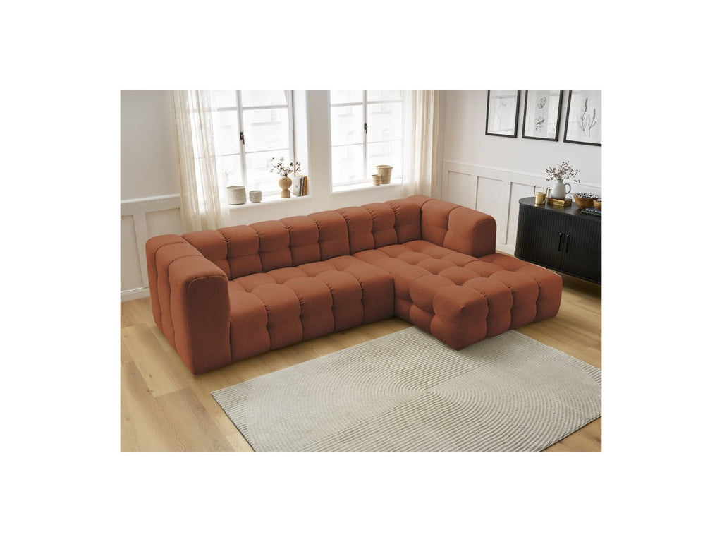 Cloud - Fixed Corner Sofa - Smooth Fabric - Right-Hand Corner
