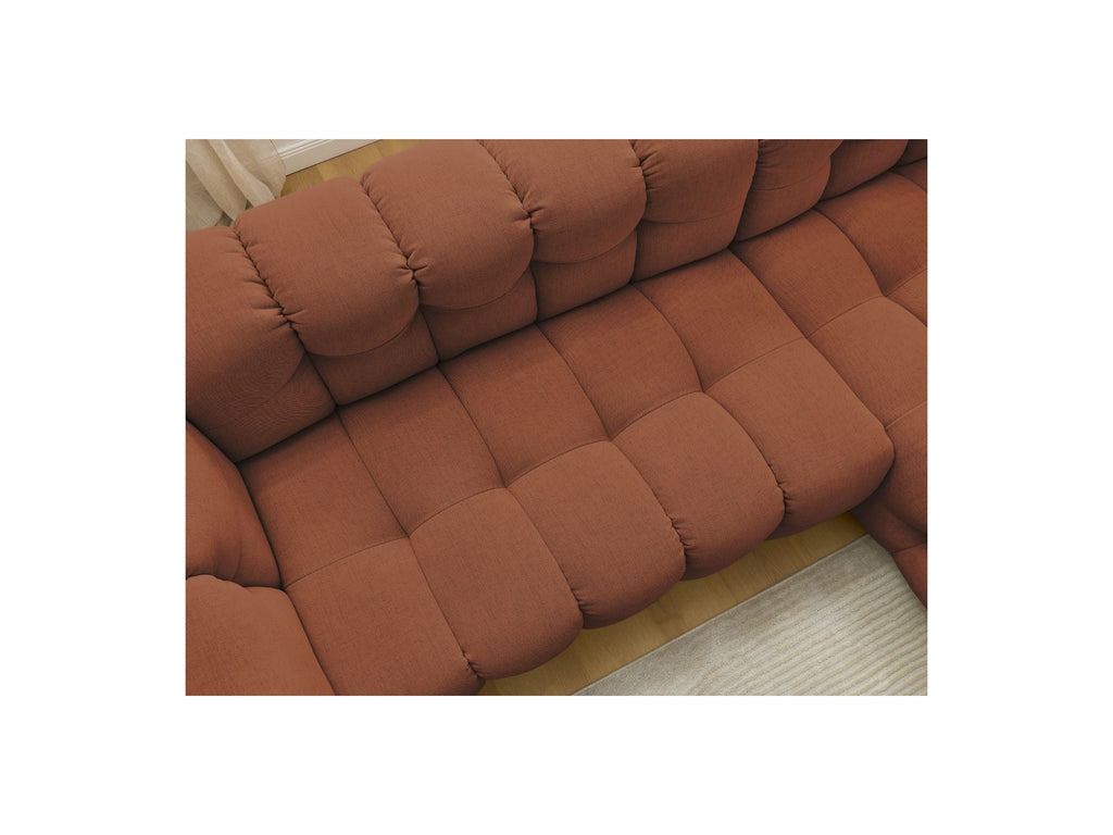 Cloud - Fixed Corner Sofa - Smooth Fabric - Right-Hand Corner