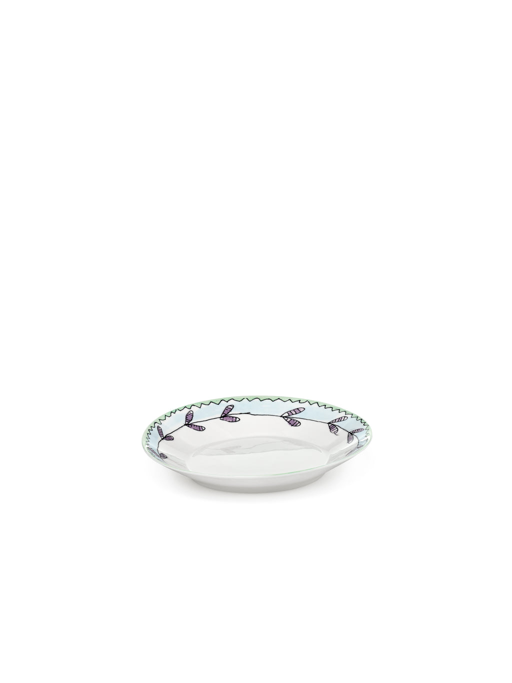 Midnight Flowers - Lot De 2 Assiettes Creuses - S - Porcelaine Bone China - Blossom Milk