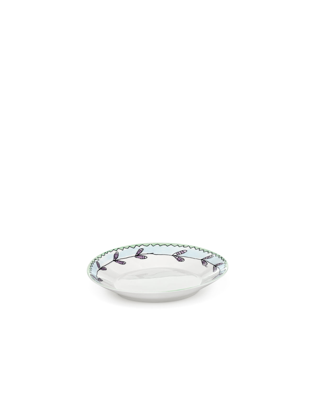 Midnight Flowers - Lot De 2 Assiettes Creuses - S - Porcelaine Bone China - Blossom Milk