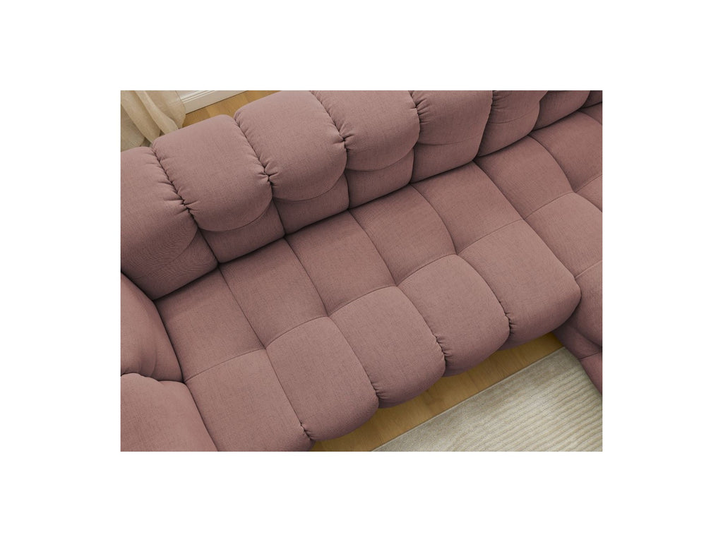 Cloud - Fixed Corner Sofa - Smooth Fabric - Right-Hand Corner