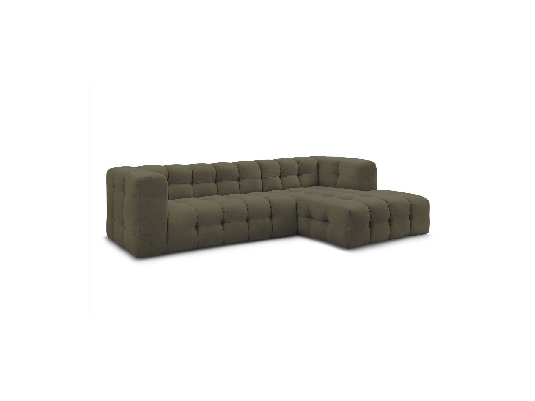 Cloud - Fixed Corner Sofa - Smooth Fabric - Right-Hand Corner