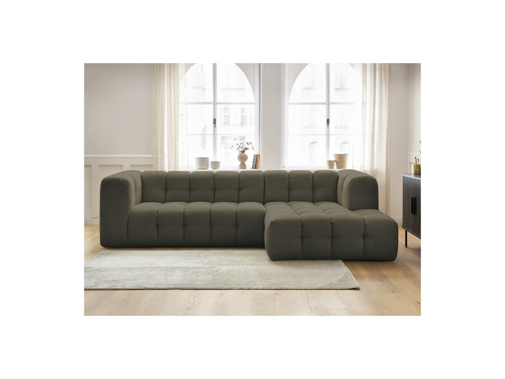 Cloud - Fixed Corner Sofa - Smooth Fabric - Right-Hand Corner