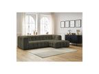 Cloud - Fixed Corner Sofa - Smooth Fabric - Right-Hand Corner