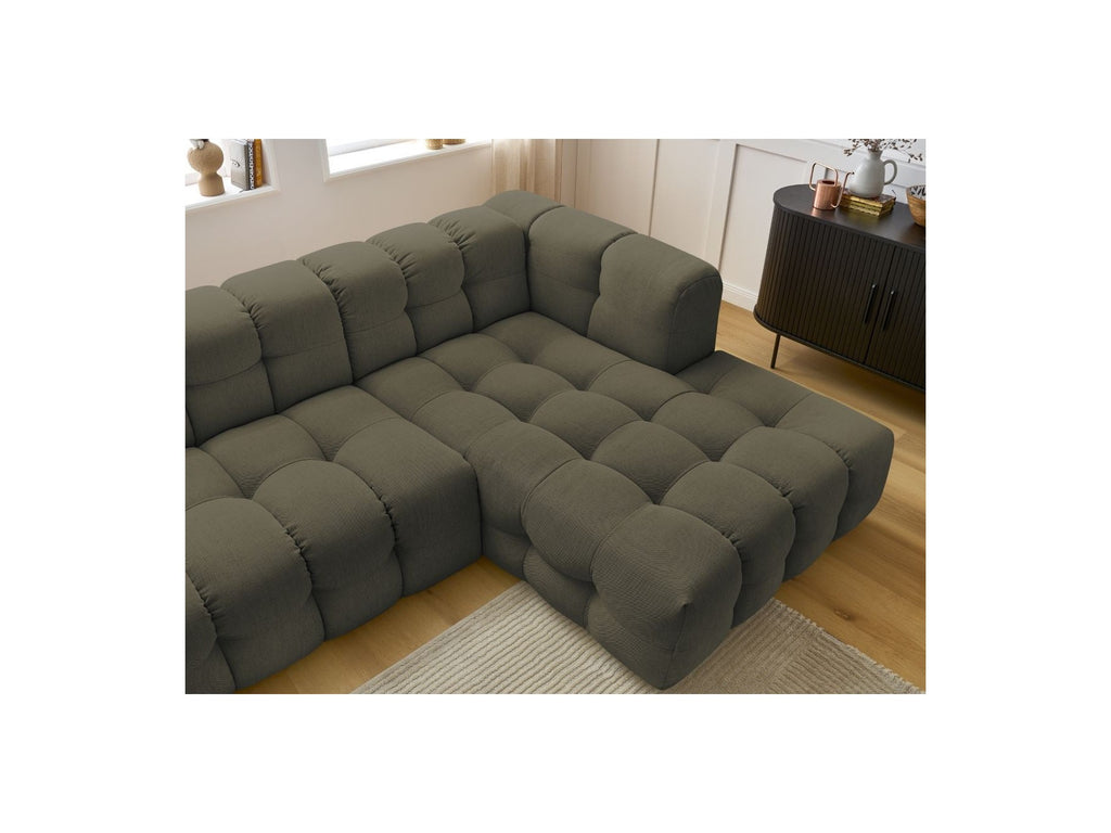 Cloud - Fixed Corner Sofa - Smooth Fabric - Right-Hand Corner
