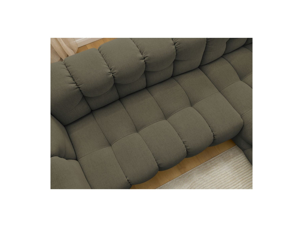 Cloud - Fixed Corner Sofa - Smooth Fabric - Right-Hand Corner