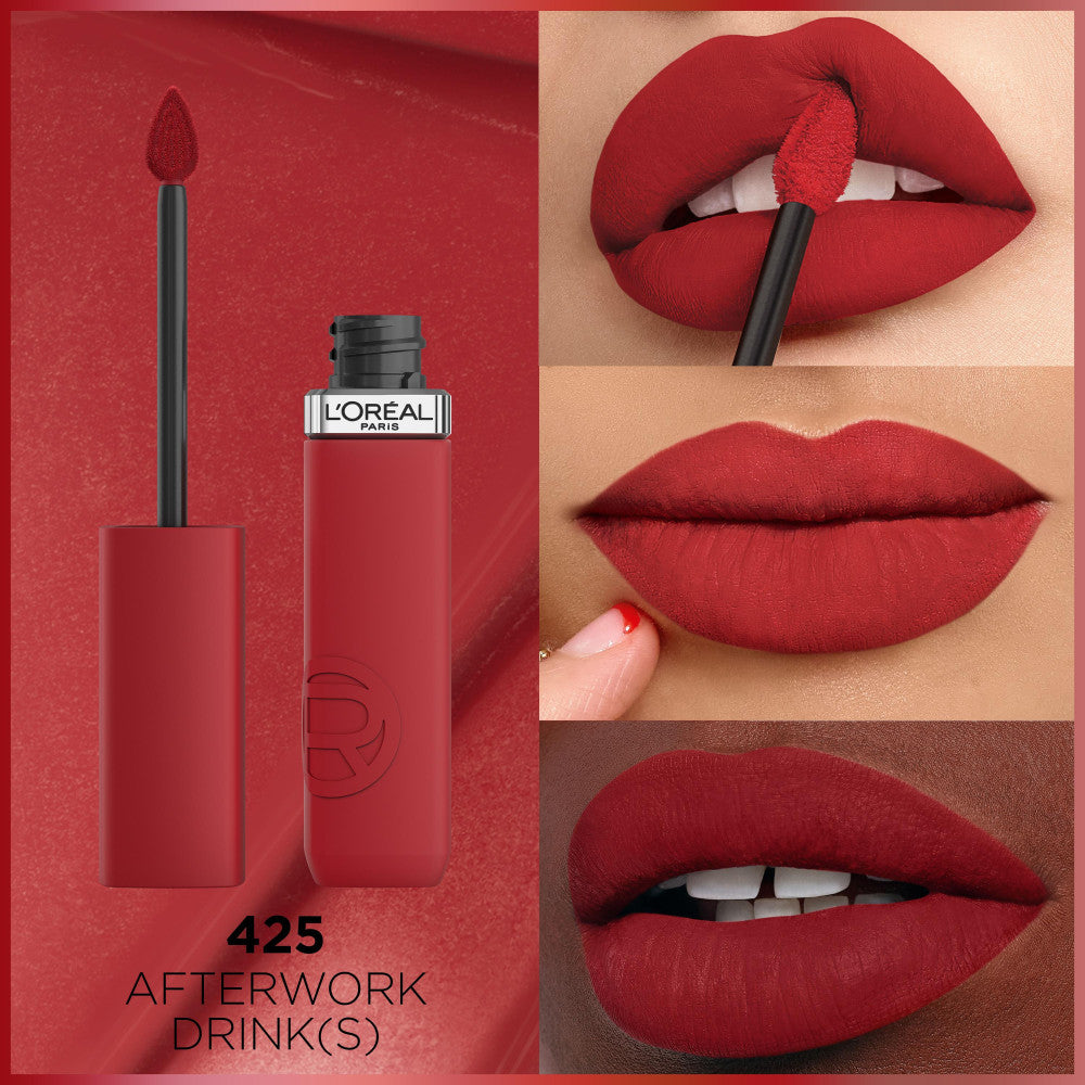 Pintalabios líquido con acabado mate Infalible Matte Resistance 425