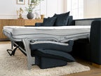 Augustin - Canapé D'Angle Réversible Convertible Ouverture Express - Tissu Bouclette