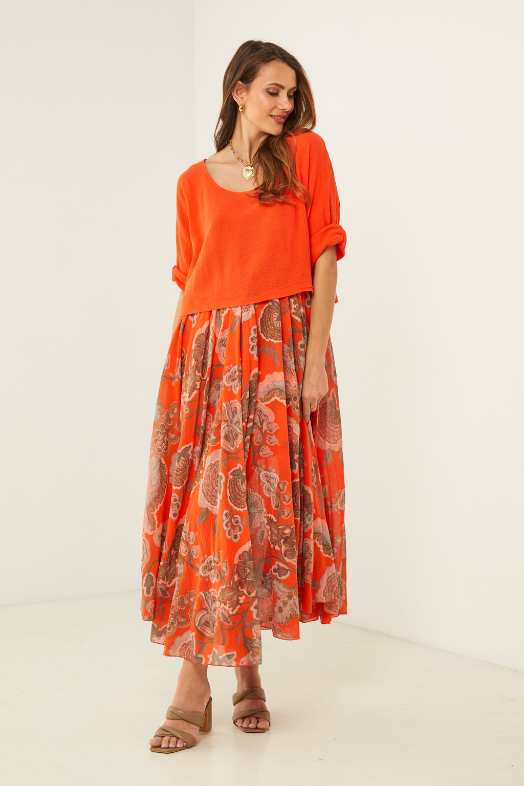 Robe - Orange - Femme
