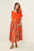 Robe - Orange - Femme