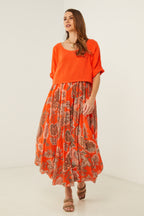 Robe - Orange - Femme