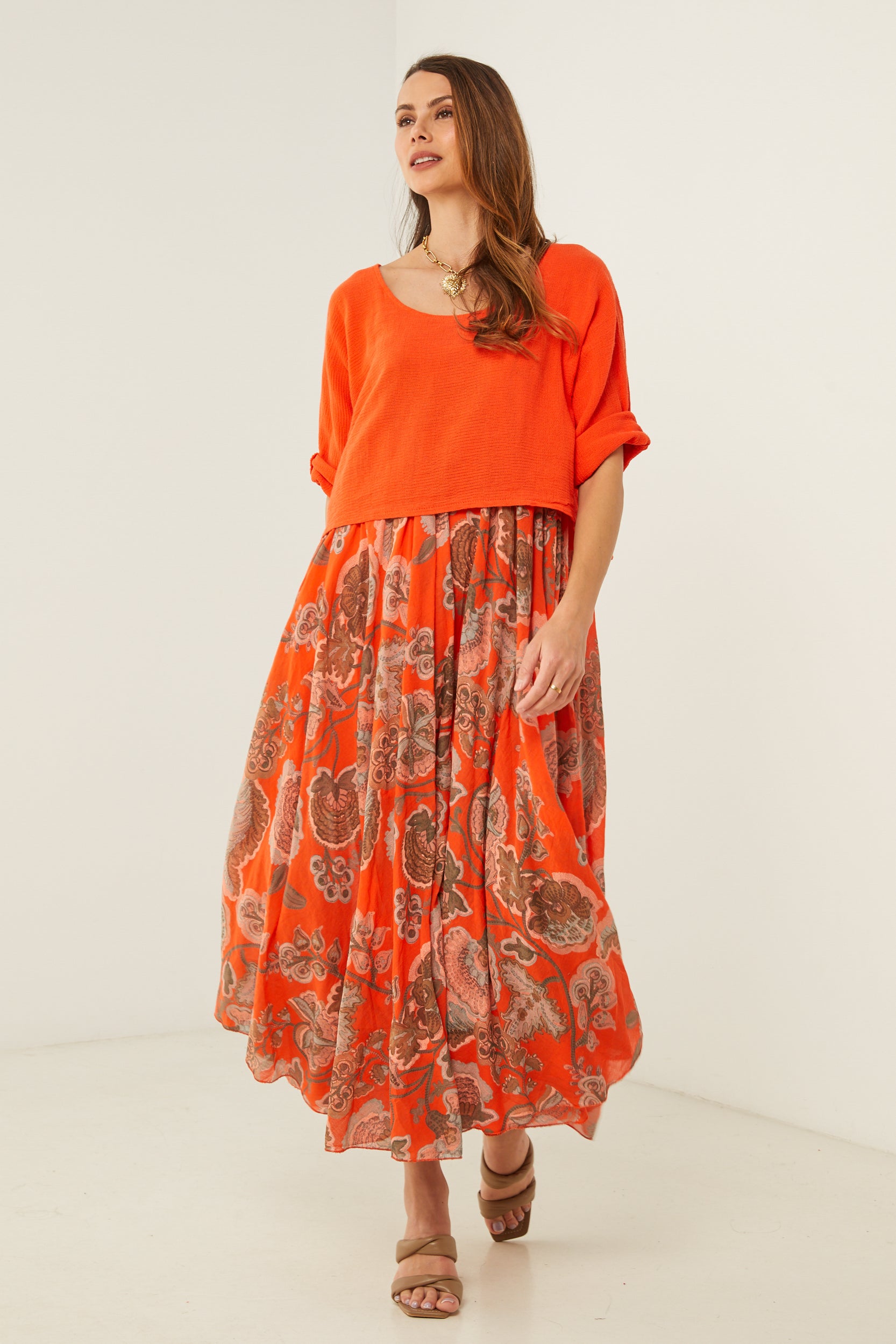 Robe - Orange - Femme