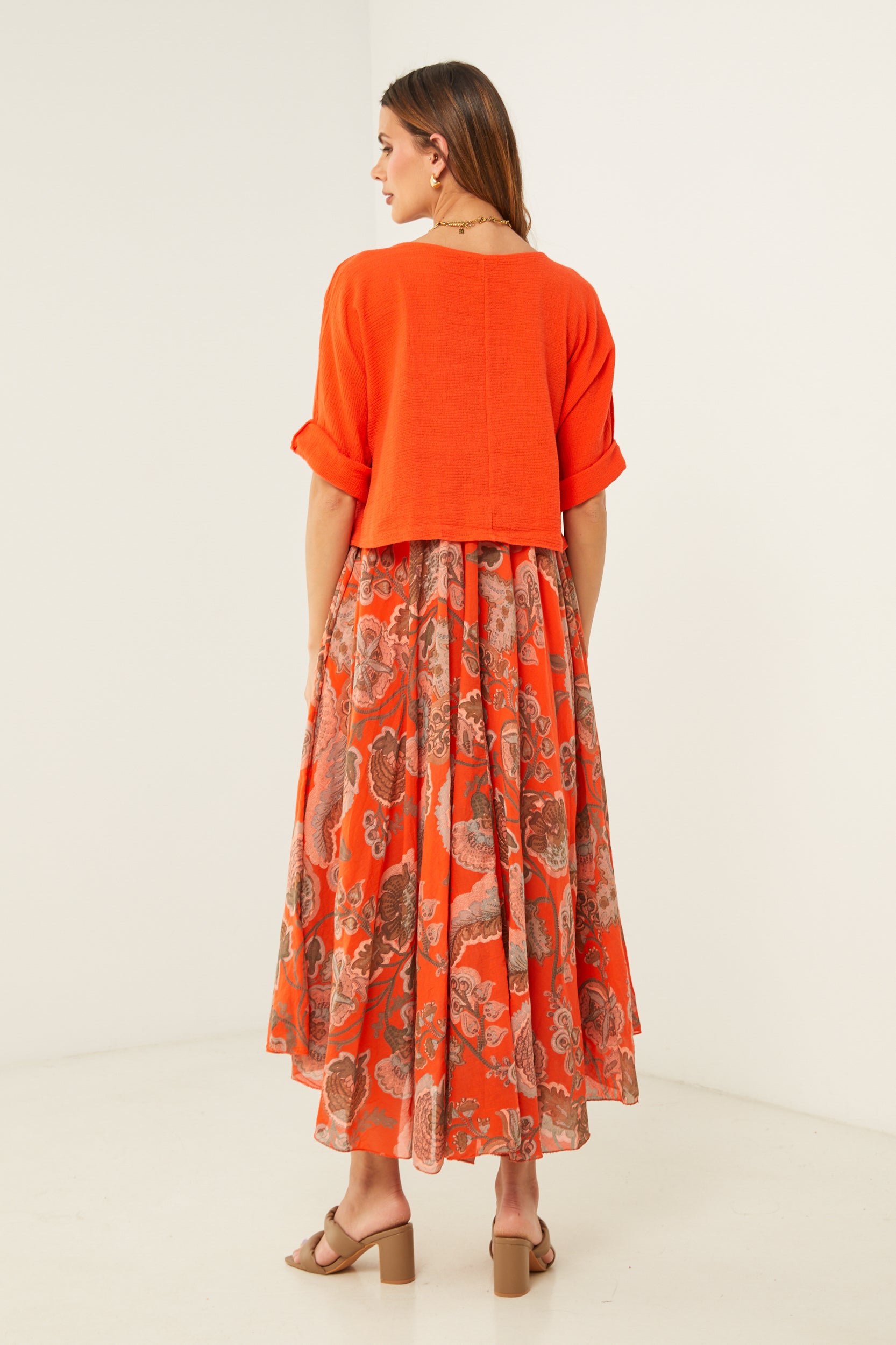 Robe - Orange - Femme
