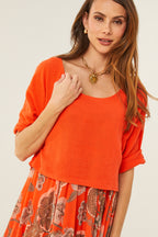 Robe - Orange - Femme