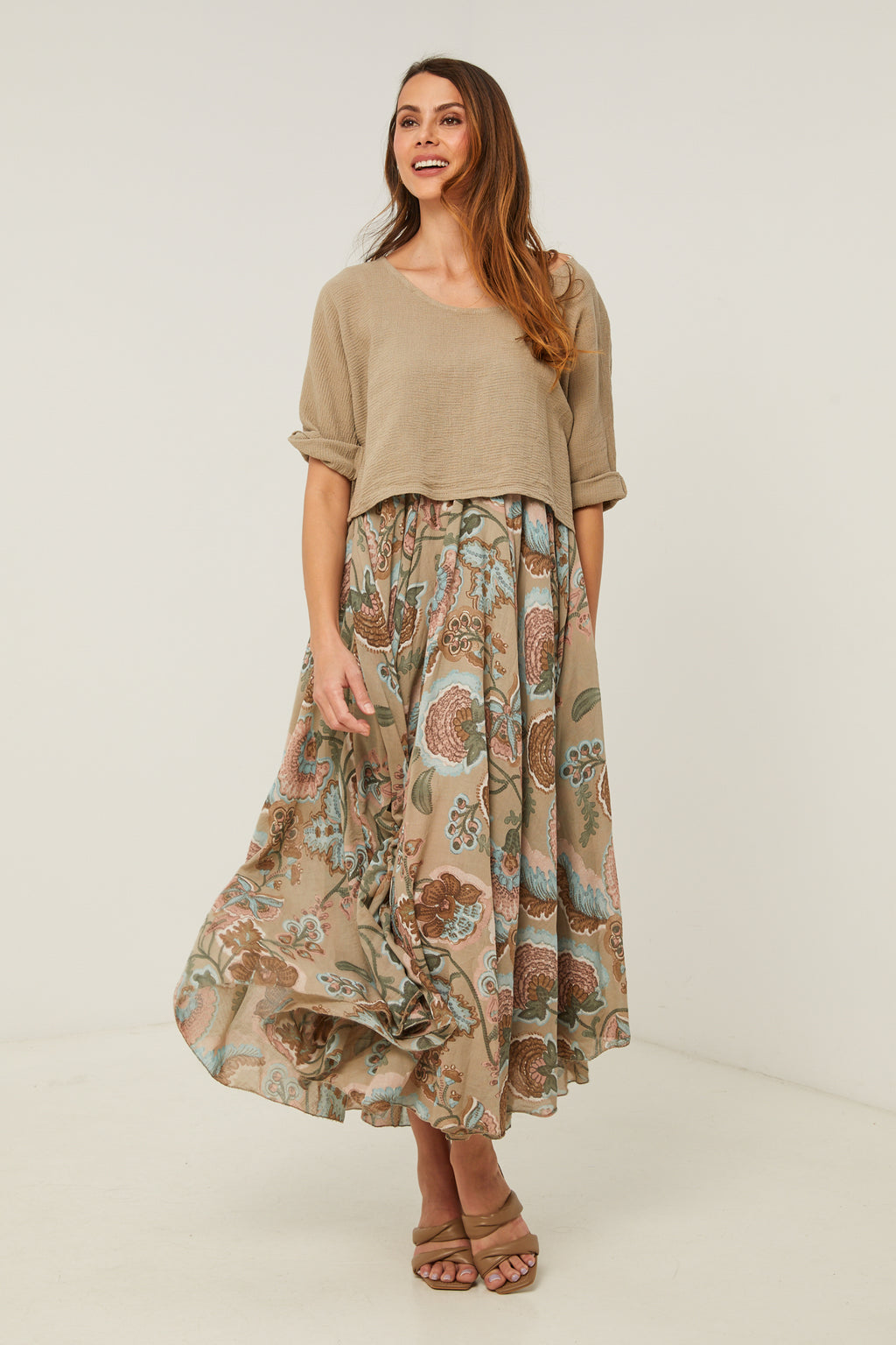 Dress - Taupe - Women