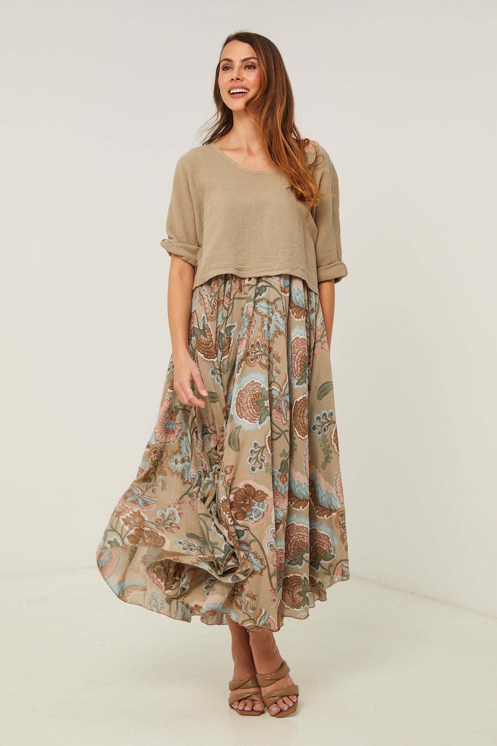 Dress - Taupe - Women