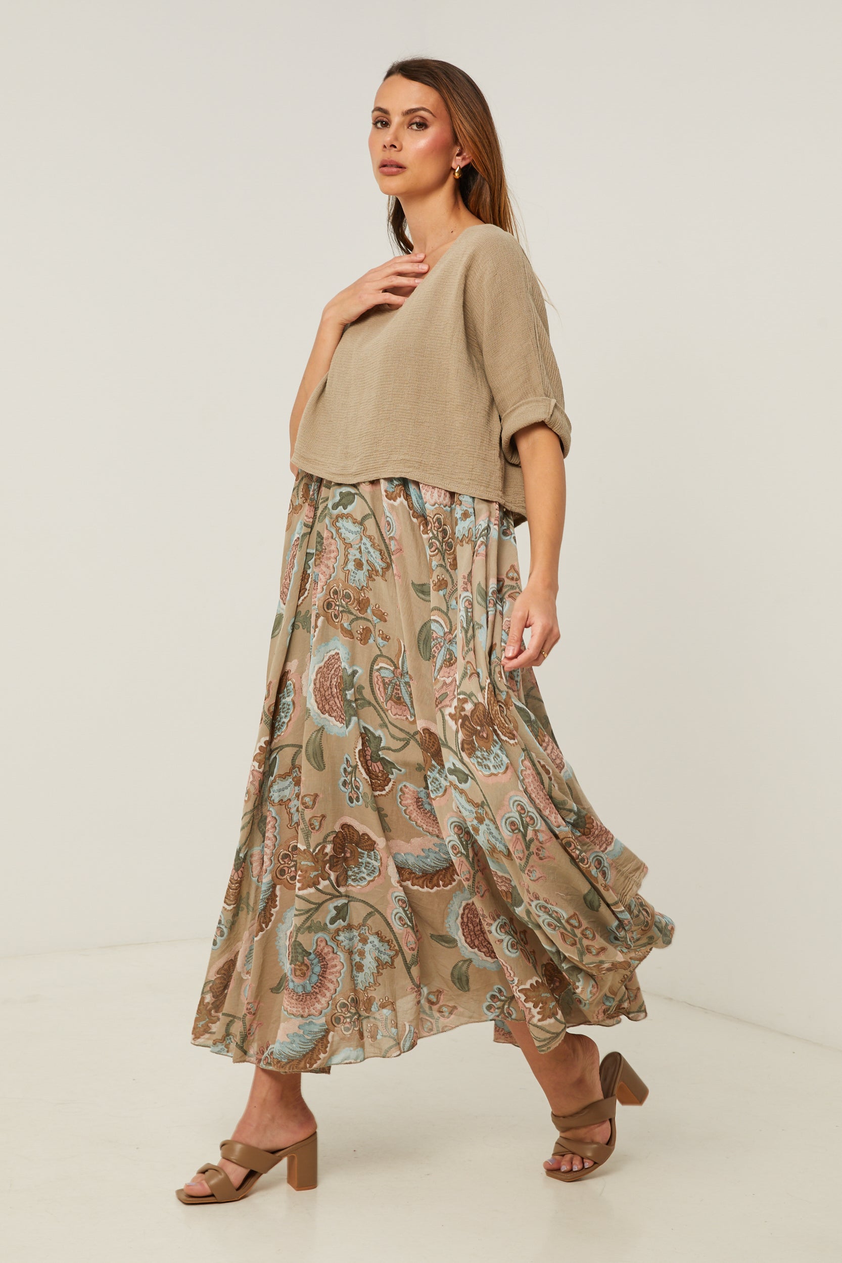 Dress - Taupe - Women