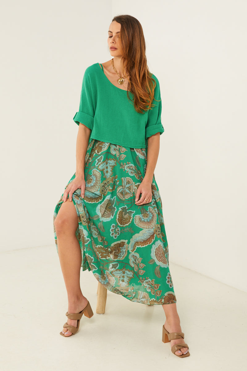 Vestido - Verde - Mujer