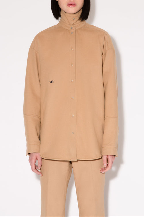 CAMISA PATINADORA ALLY Beige