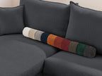 Augustin - Canapé D'Angle Réversible Convertible Ouverture Express - Tissu Bouclette