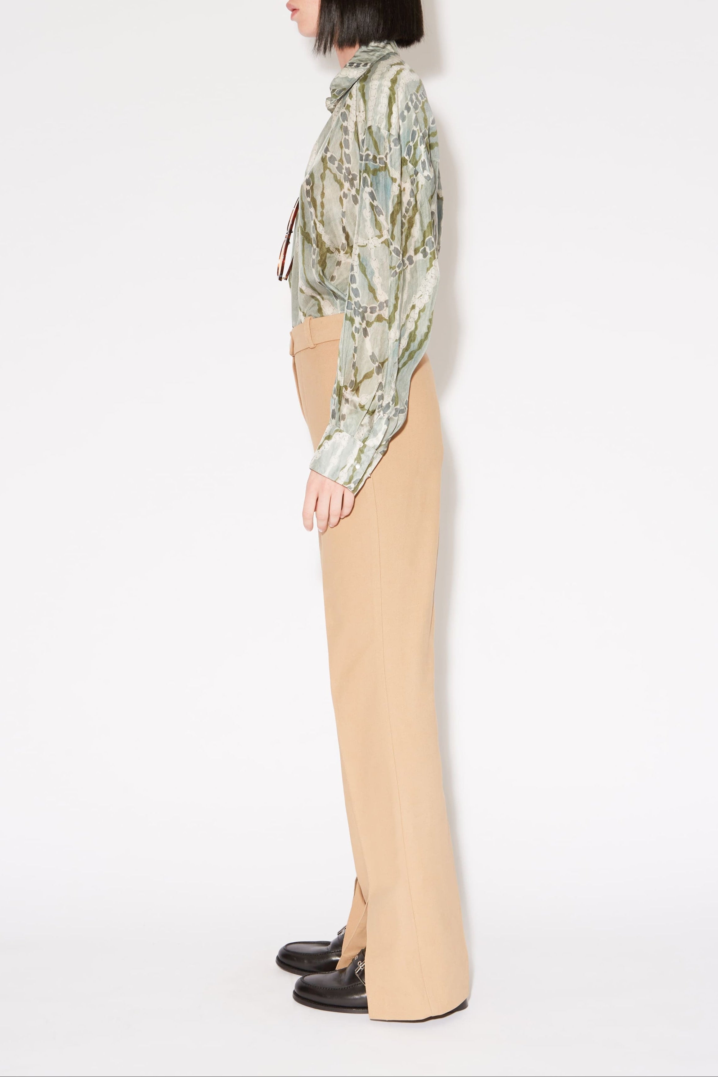 ISLAND SKATER TROUSERS Beige