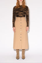 FALDA SIMONA SKATER Beige