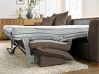 Augustin - Canapé D'Angle Réversible Convertible Ouverture Express - Tissu Bouclette