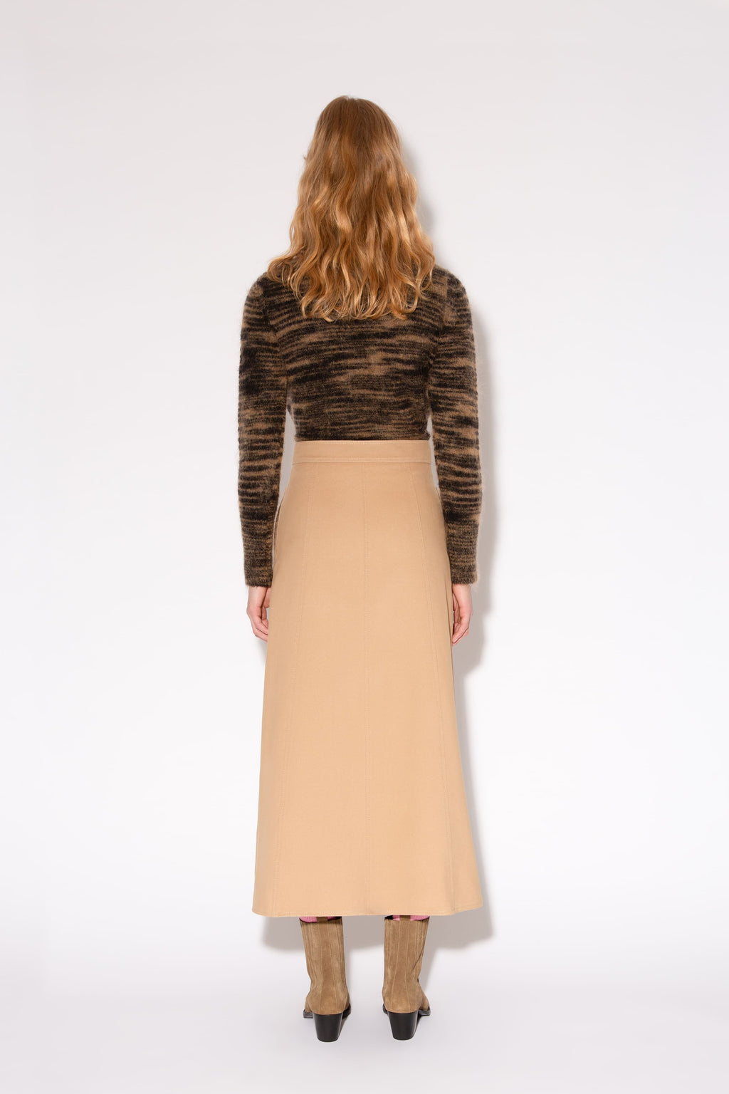 FALDA SIMONA SKATER Beige