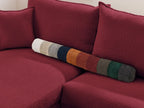 Augustin - Canapé D'Angle Réversible Convertible Ouverture Express - Tissu Bouclette