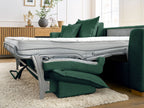 Augustin - Canapé D'Angle Réversible Convertible Ouverture Express - Tissu Bouclette