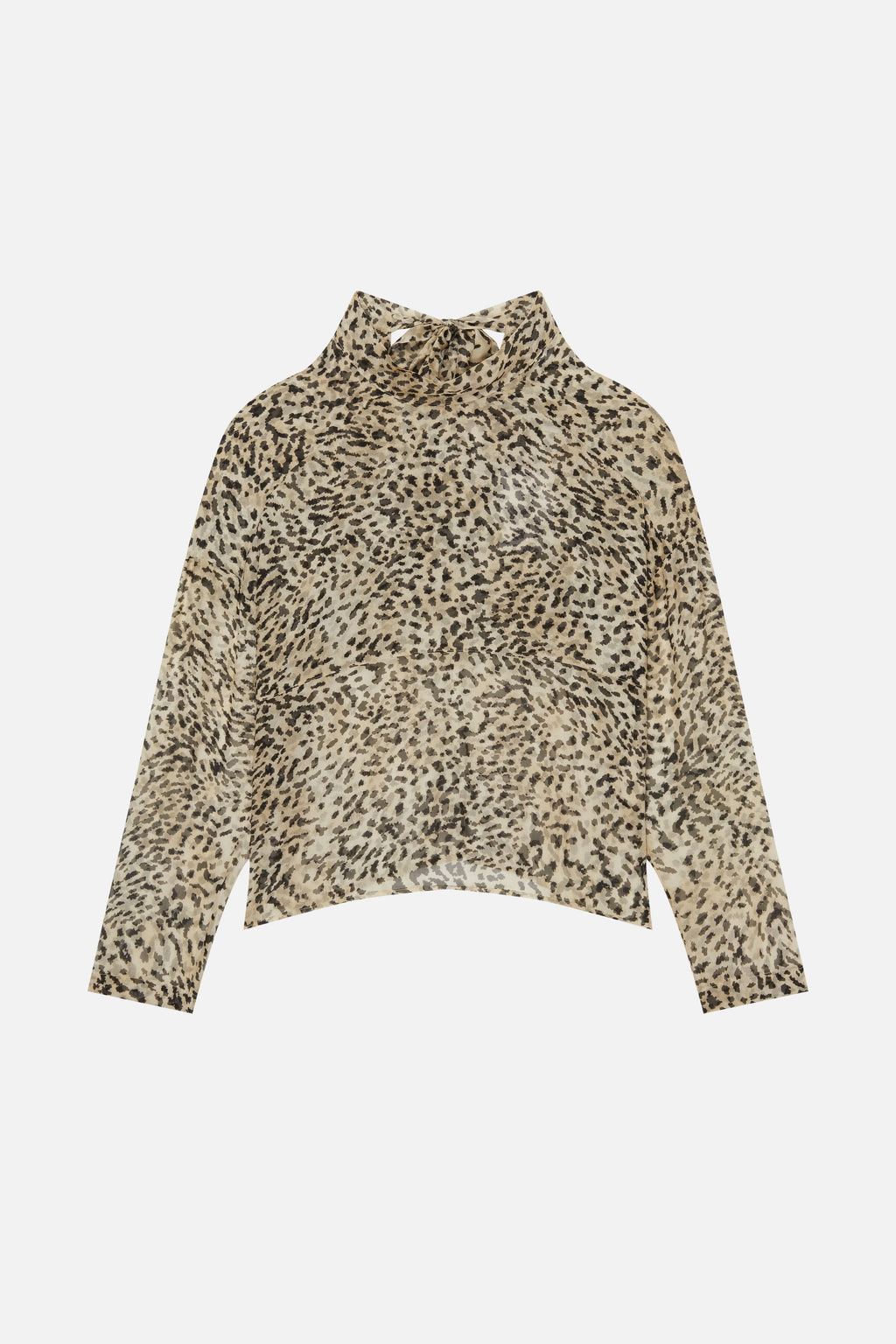 CREAM CHLOE ANIMAL BLOUSE